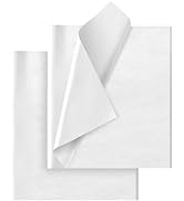 White Tissue Paper for Gift Bags - 30 Sheets of White Wrapping Tissue Paper Bulk Packaging Paper ...