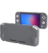 ECHZOVE Comfort Grip Case for Nintendo Switch lite, Hard Case for Nintendo Switch lite - Gray