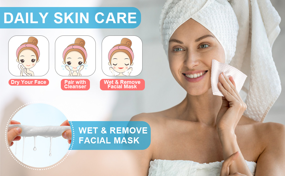 super soft and larger facial towel
