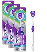 BrightWorks Tongue Cleaner - Dual Action Cleaning - Helps Freshen Breath - 3-Pack