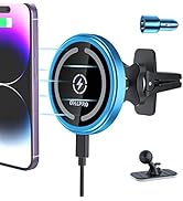 OHLPRO for iPhone16 Magsafe Car Mount Charger, 15W Fast Charging Dashboard Magnetic Car Phone Hol...