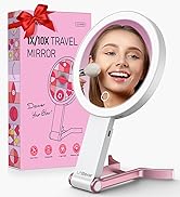 Travel Makeup Mirror with Light