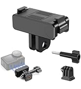 Magnetic Quick Release Mount for DJI Action 6 & Osmo Nano, Strong Magnetic Hold, One-Click Snap-O...