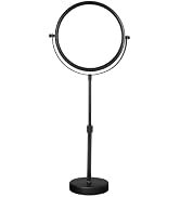 Nicesail Higher Taller Tabletop Makeup Mirror of 8 Inch, 5X Magnified Makeup Mirror Countertop St...