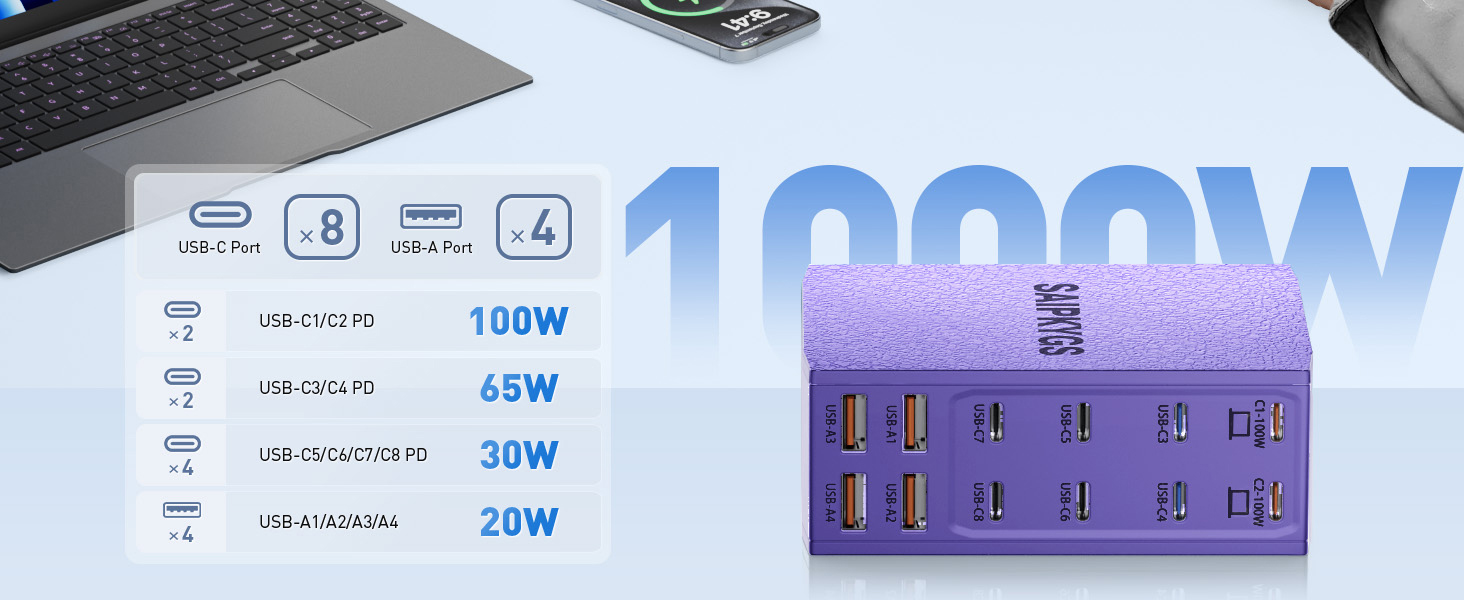 multi usb charging station
