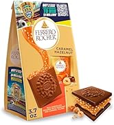 Ferrero Rocher Premium Caramel Hazelnut chocolate squares, Individually Wrapped Chocolates, Great...
