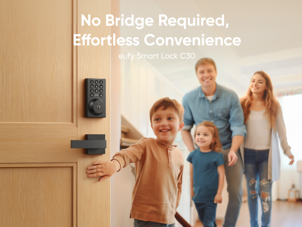 eufy Smart Lock C30, No Bridge Required, Effortless Convenience