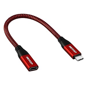 usb c extension cable 1 ft
