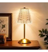 Nusogon Cordless Touch Table Lamp, Classic Edition Rechargeable Small Desk Lamp, 3 Color Dimmable...