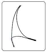 Sorbus Hammock Chair Stand Hanging Chair Stand- Heavy Duty Steel Sensory Swing Stand- Weather & R...