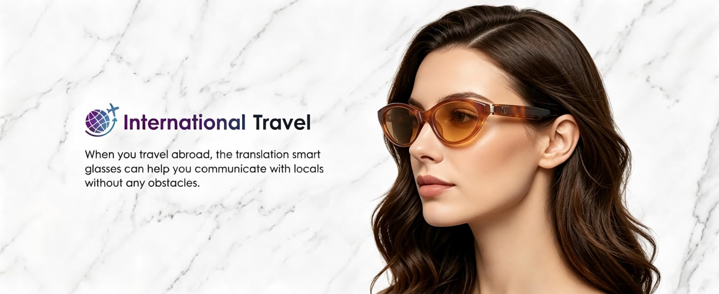ai translation glasses, ai sunglasses, ai glasses for women, translation glasses for men