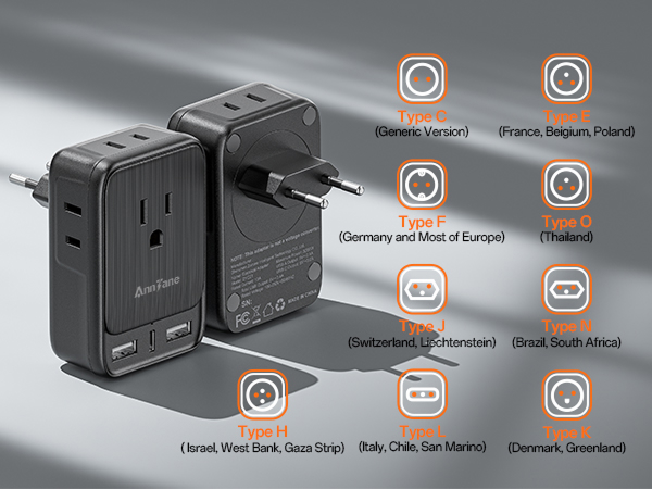 power strip european