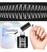Beetles Gel Nail Tips 510Pcs 15 Sizes Short Coffin Acrylic Nail Kit Clear Nail Tips 5 in 1 Nail G...