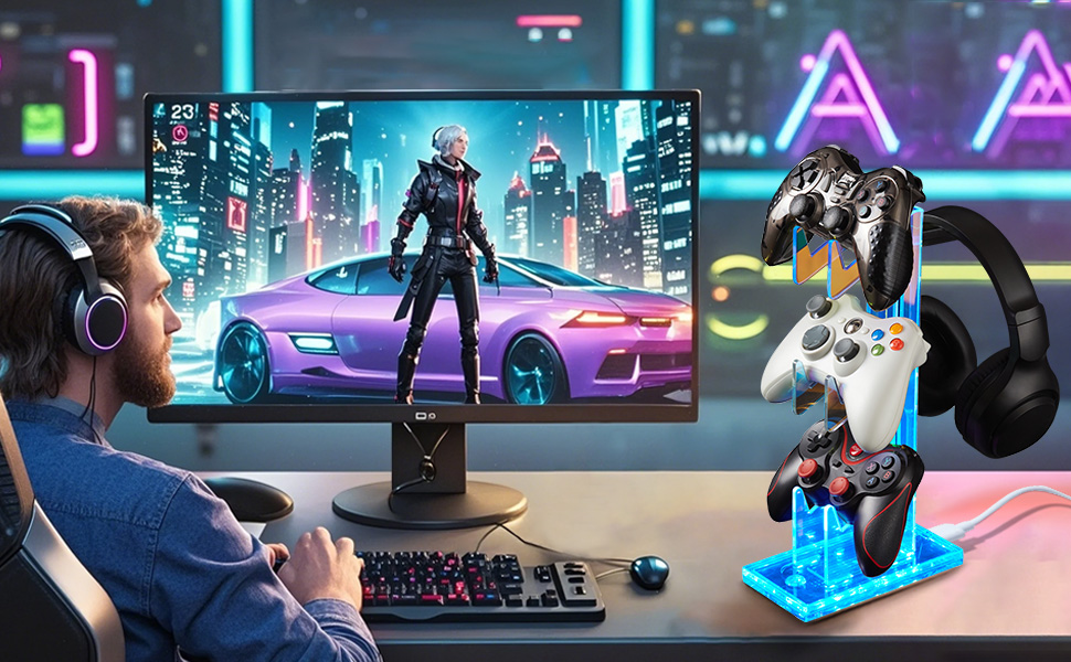 Model Game Controller Holder