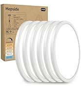 hepside 6Pack 12Inch LED Flush Mount Ceiling Light, Super Slim 24W LED Ceiling Light, Dimmable&30...