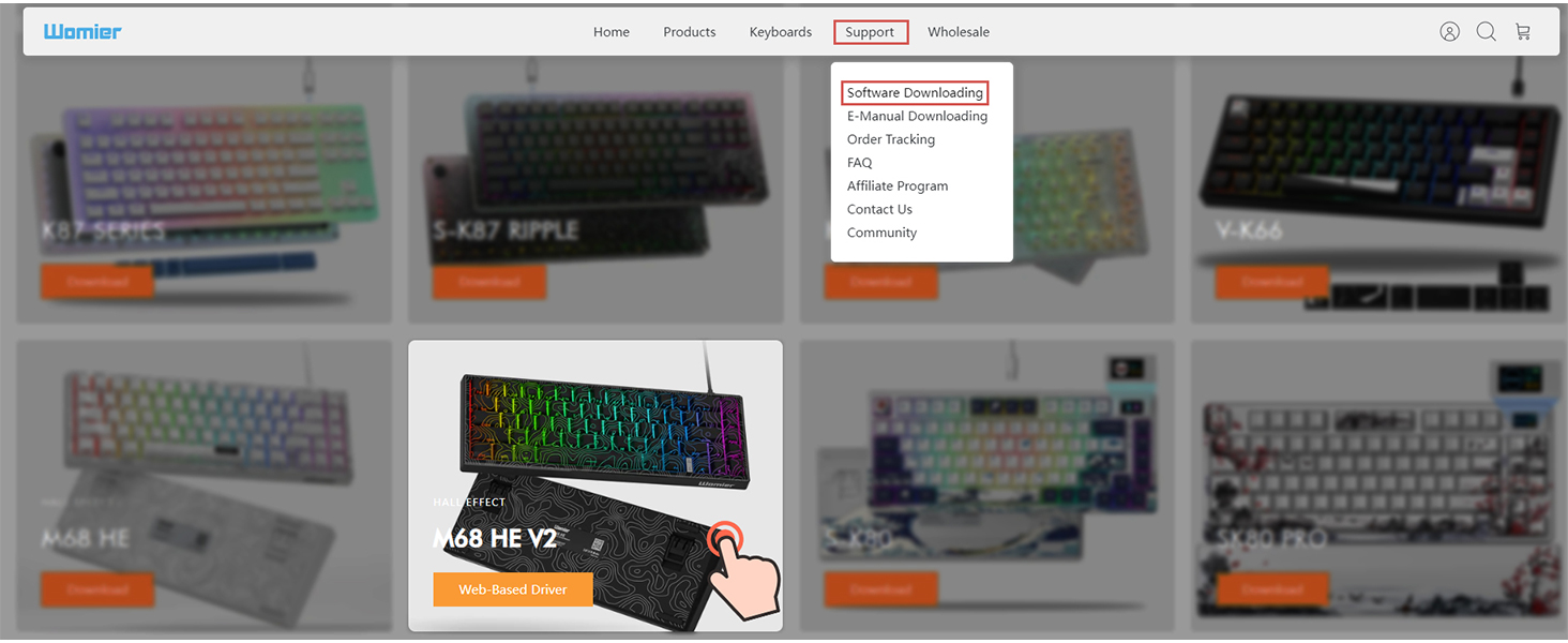 M68 HE V2 60% Wired Gaming Magnetic Keyboard,Hall Effect Gaming Keyboard Rapid Trigge