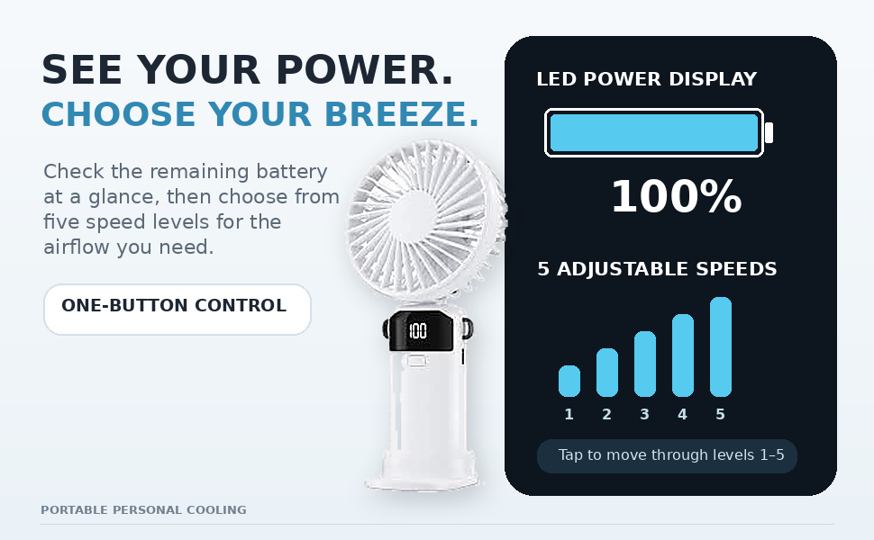 5-Speed Mini Fan