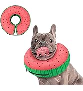 Supet Inflatable Dog Cone Collar Alternative After Surgery, Dog Neck Donut Collar Recovery E Coll...