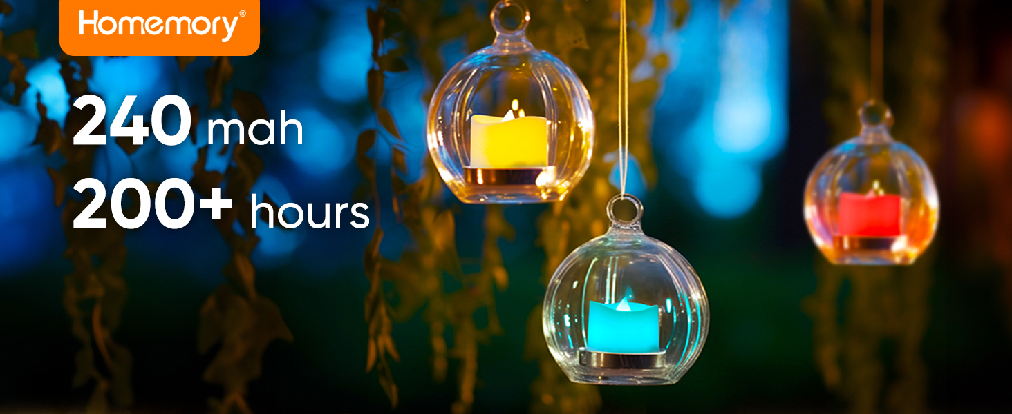 Color Changing Tea Lights Candles Battery Operated