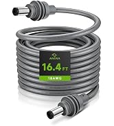Anina DC Power Cord for Starlink Mini (5M/16.4FT) 18AWG Replacement DC Male to Male Charging Cabl...