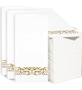 Lullaby 200 Pack Disposable Hand Towels for Bathroom, Linen Feel Hand Napkins, Soft and Absorbent...