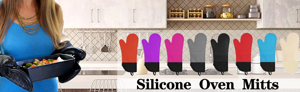 MTZRFLL Silicone Oven Mitts Set