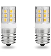 Makergroup KEI D28A D28X KEL2811 Freezer Bulb Replacement, E17 T8 Refrigerator Light Bulb for Par...