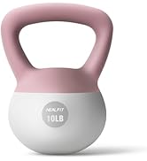 NEALFIT Soft Kettlebell 5LB/10LB/15LB/20LB/25LB, Kettlebells Set Soft Kettle Bell Anti-Slip Grip ...