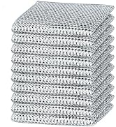 Kitchen use scratch free cloth, three-layer dry and wet metal wire dishwashing cloth, double-side...
