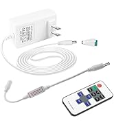 GXILEE 24V LED Power Supply with Dimmer Switch, 24V DC Power Supply for 24volt Single Color LED S...