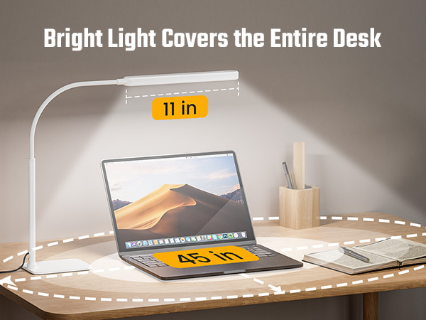 bright desk lamp