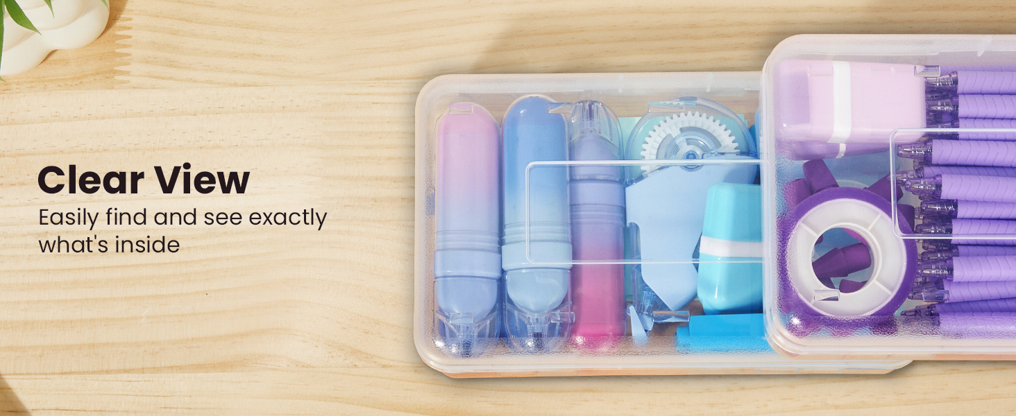 clear small storage container with lid