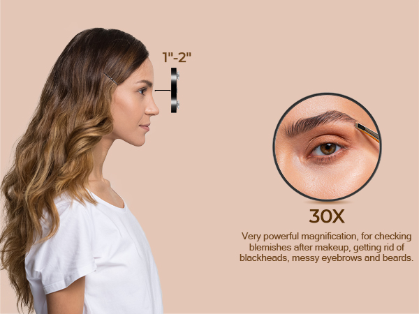 30x makeup mirror