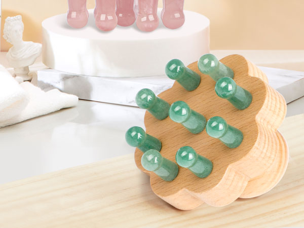 wooden scalp massager