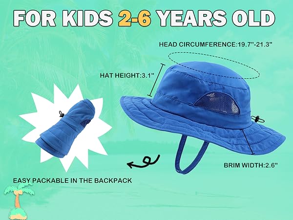 Connectyle kids sun hat