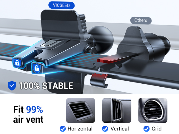 quick release vent phone mount for car