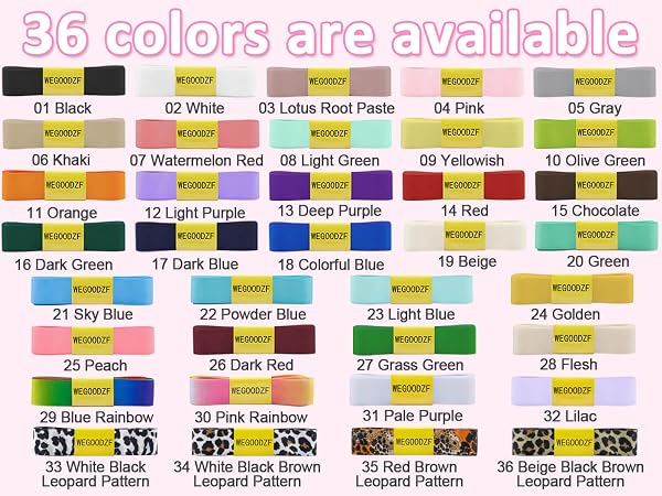colorful ribbon laces