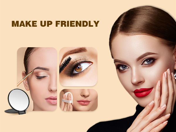 compact pocket mini small folding cute makeup purse mirror bulk set of 12 for women as gift favor