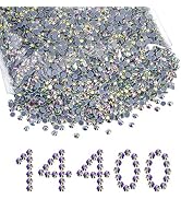 Beadsland Hotfix Rhinestones Bulk, 14400PCS Crystal Hot Fix Rhinestones for Crafts Clothes DIY De...
