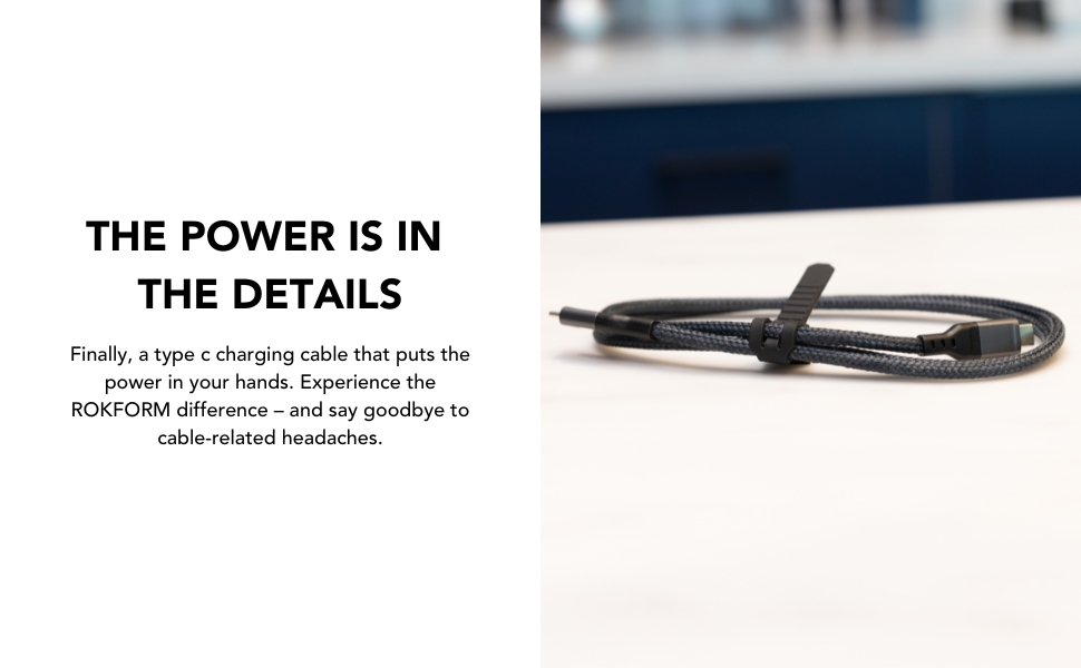 Rokform usb c cable fast charging; 6 ft usb c charging cable; macbook cable usb c; apple usb c