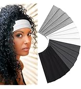 DiyJibb Headbands for Women – 16Pcs Cotton Cloth Headbands for Women's Hair Accessories, Non-Slip...