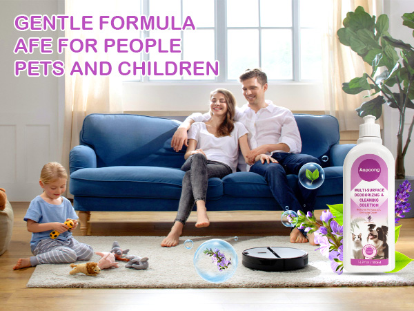 Floor Cleaning Solution Lavender Scent, for Robot Vacuums with Mopping and Vacuums