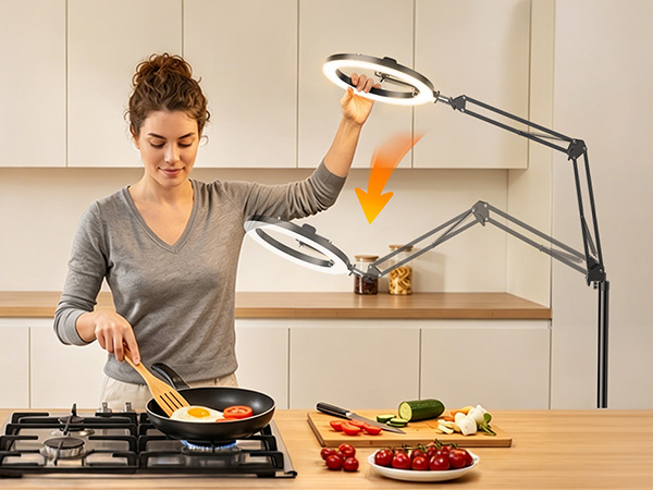phone tripod with light