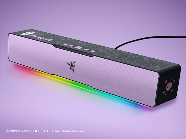 Razer Leviathan V2 X Kuromi Edition