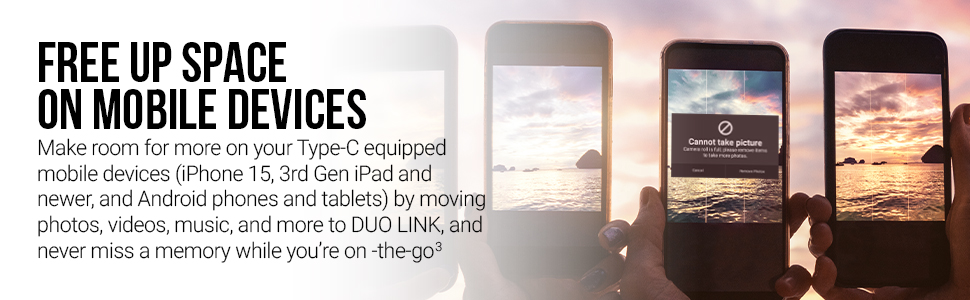 DUO Link USB 3.2 Type-C 256GB Dual Flash Drive