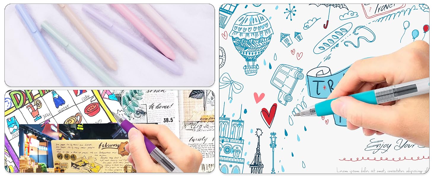 gel pens