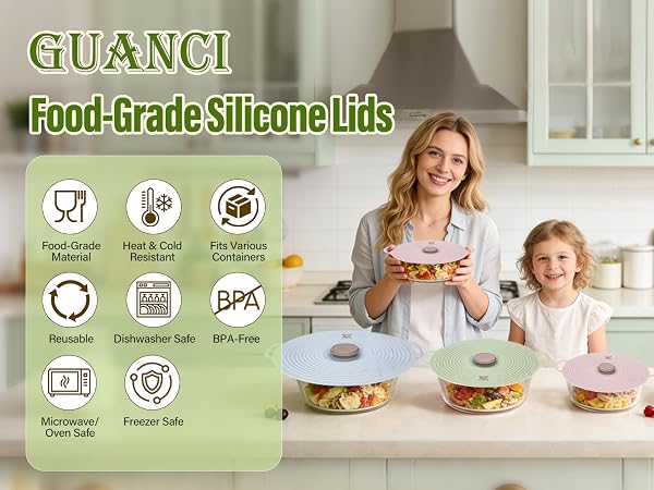 Silicone Lids for Bowl 3 Pack