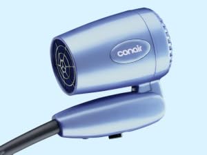 Collapsed hair dryer