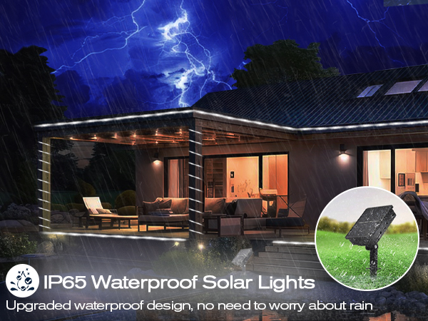 IP65 waterproof solar outdoor lights