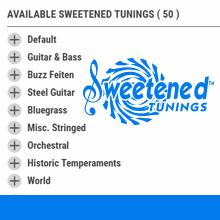 sweetened, tunings, presets, sweet